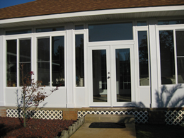 After installation pool glass enclosure