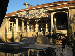 After installation Pergola Trellis