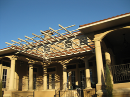 Before installation Pergola Trellis