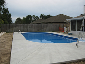 Before installation pool screen enclosure Before installation pool screen enclosure
